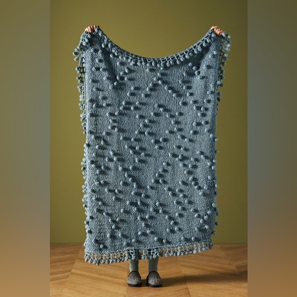 New🌟Amber Lewis for Anthropologie Knit Throw Blanket - Picture 5 of 5